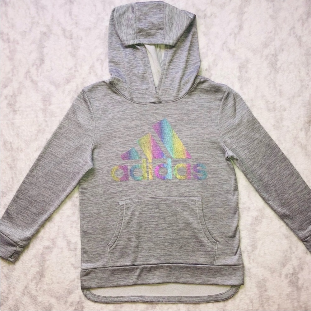 NEW Adidas Grey Pullover Hoodie